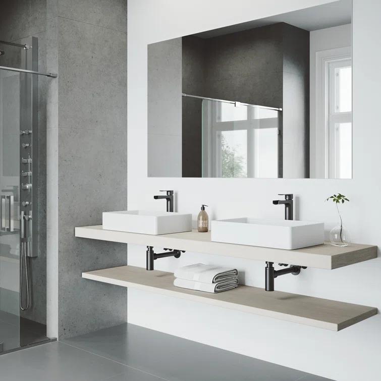 Amada Single Handle Vessel Sink Bathroom Faucet
