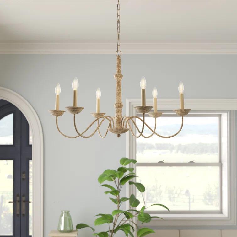 Kelly Clarkson Home Calando 6 - Light Dimmable Classic / Traditional Chandelier