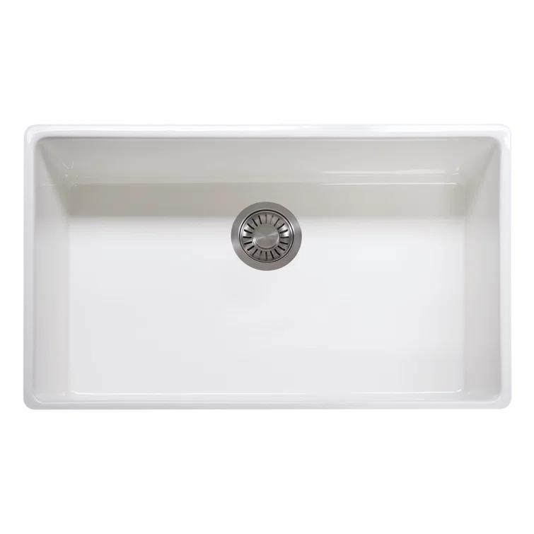 Farmhouse 33" L x 20" W Apron Kitchen Sink