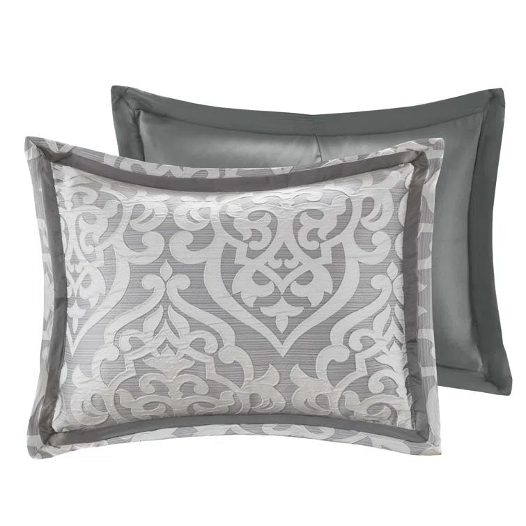 Madison Park Odette Jacquard 8 Piece Comforter Set