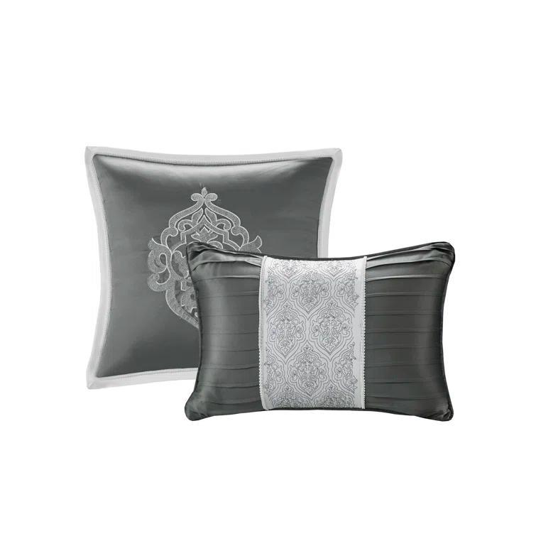 Madison Park Odette Jacquard 8 Piece Comforter Set