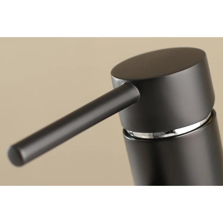 Kingston Brass Concord Single-Handle 1-Hole Deck Mount Bathroom Faucet with Push Pop-Up