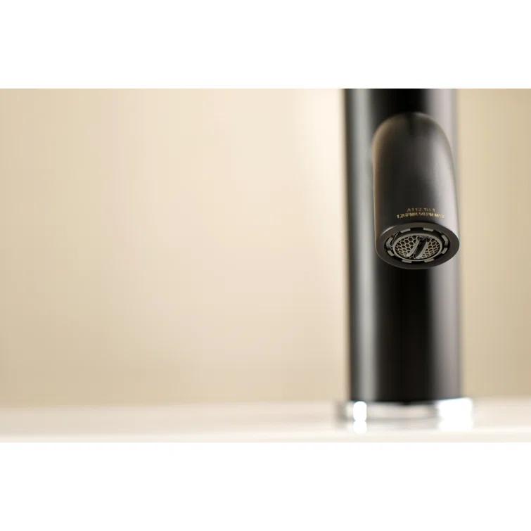 Kingston Brass Concord Single-Handle 1-Hole Deck Mount Bathroom Faucet with Push Pop-Up