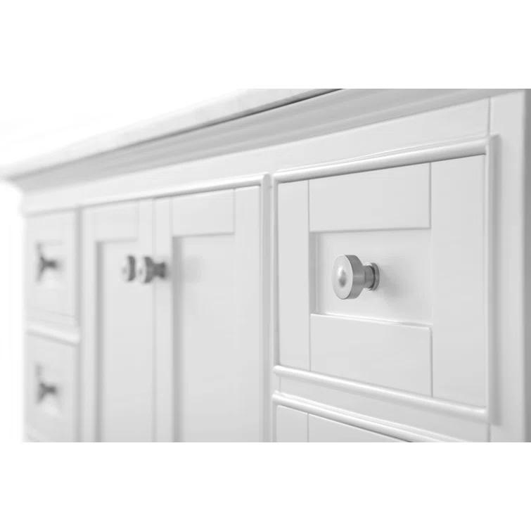 Ancerre Designs Audrey 48" Wood Bathroom Vanity Set with 2 Doors in White