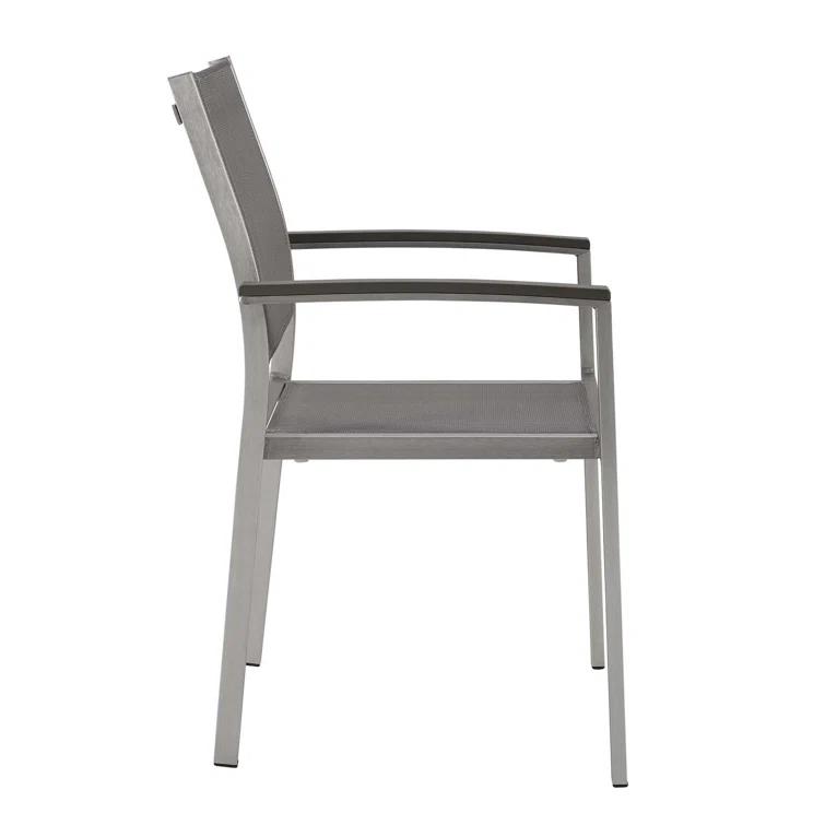 Modway Shore Dining Chair Outdoor Patio Aluminum (Set of 2)