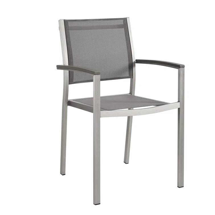 Modway Shore Dining Chair Outdoor Patio Aluminum (Set of 2)