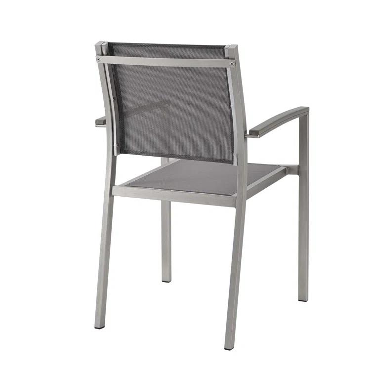 Modway Shore Dining Chair Outdoor Patio Aluminum (Set of 2)