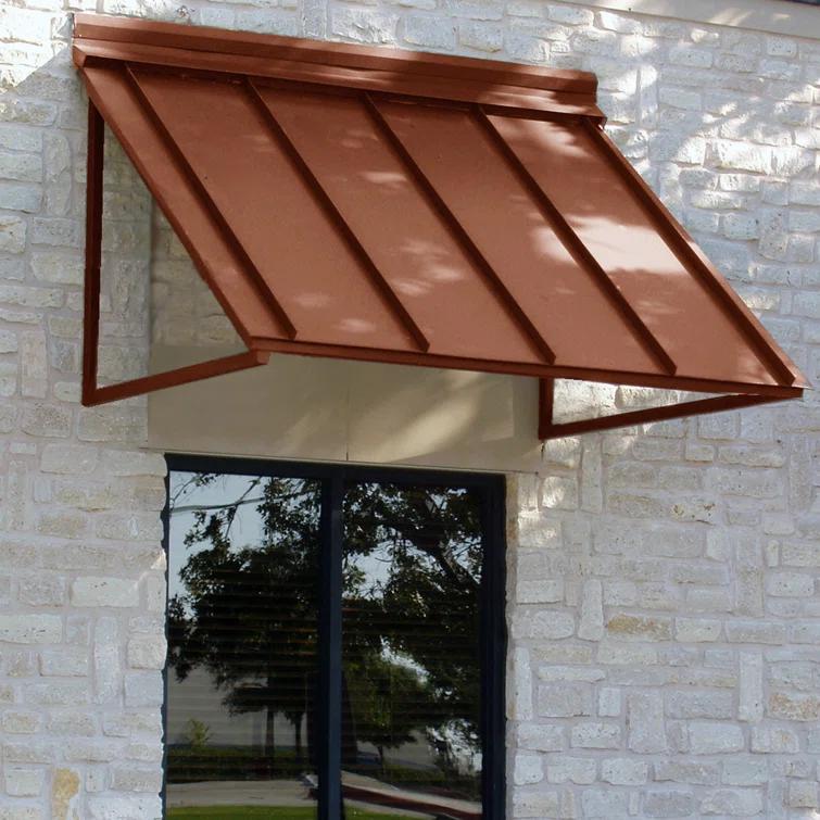 Awntech Awntech Houstonian Standing Seam Metal Fixed Awning