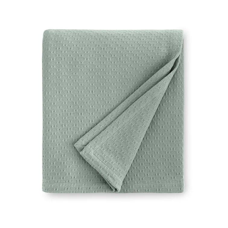 Seagreen Corino Lightweight Cotton Queen/Full Blanket