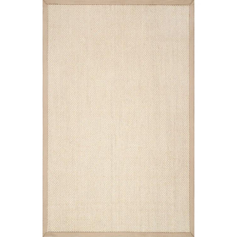 Proper Sisal and Wool Tan Area Rug