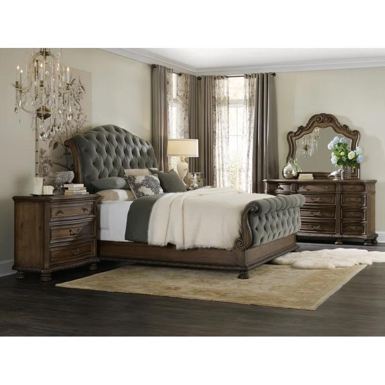 Rhapsody Upholstered Sleigh Bed