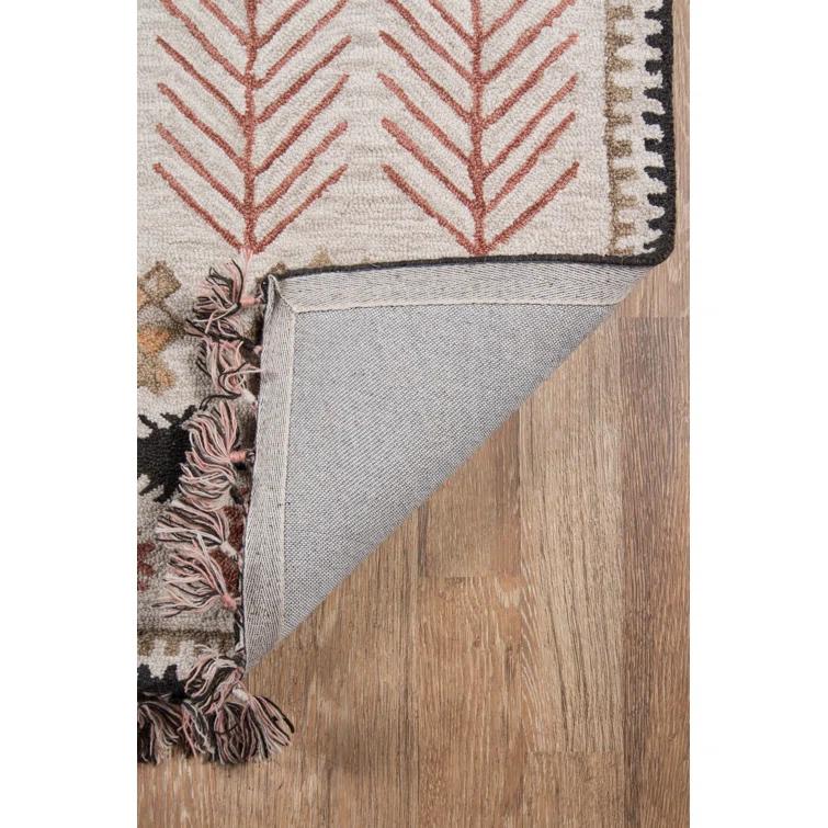 Momeni Tahoe Wool Hand Tufted Multi Area Rug 5' X 8'
