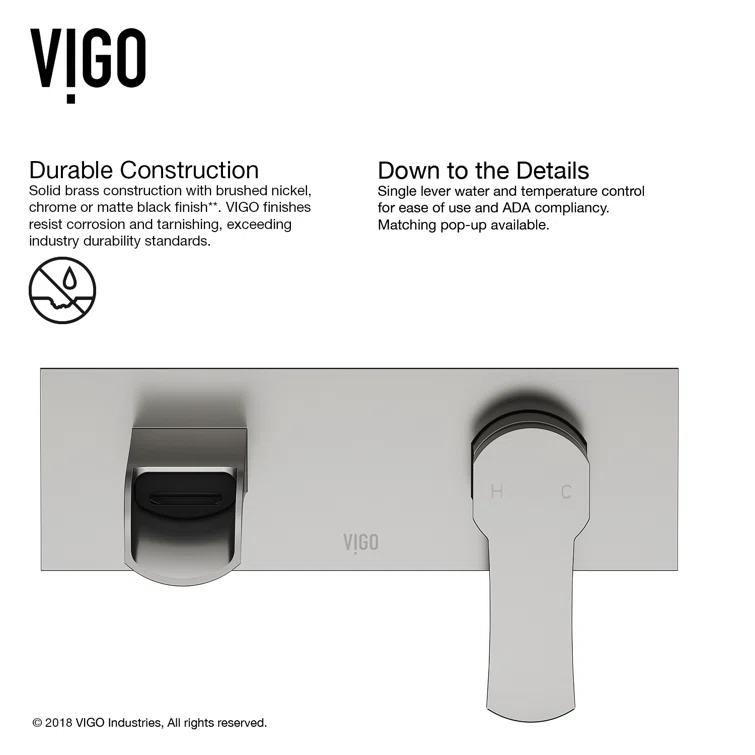 Cornelius Wall Mounted Bathroom Faucet