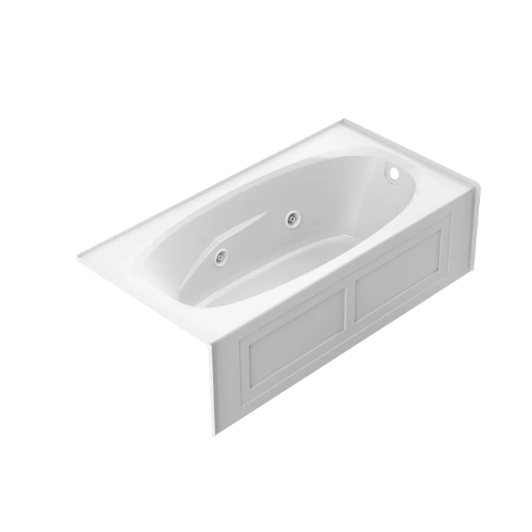 Amiga® 72" x 36" Drop In Whirlpool Acrylic Bathtub