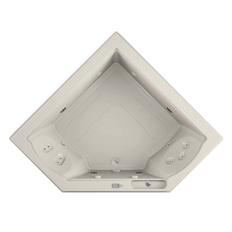 Fuzion® Corner Combination Acrylic Bathtub