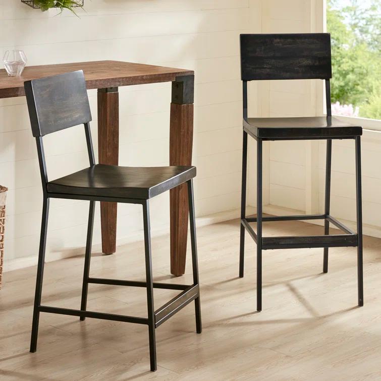 Carter Solid Wood Counter Stool