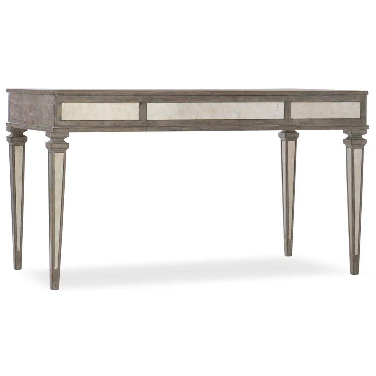 Hooker Furniture Rustic Glam Solid Wood Top Writing Desk