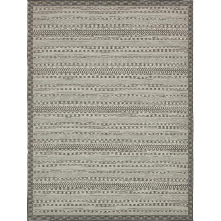 McLellen Striped Indoor / Outdoor Rug