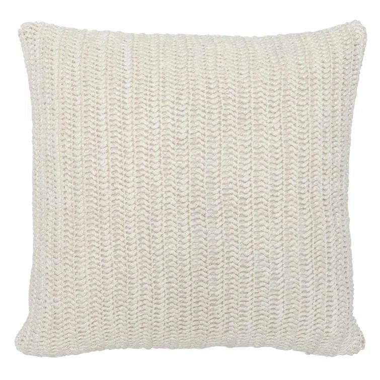 Nadida Pillow - Ivory / 22" x 22"