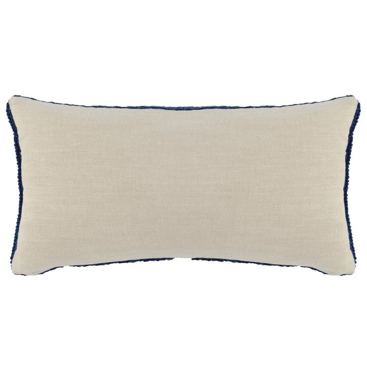 Nakeya Knitted Linen Throw Pillow