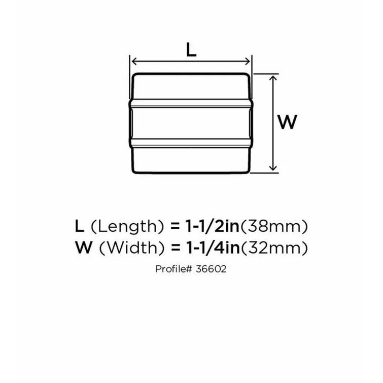 Davenport Rectangle Knob