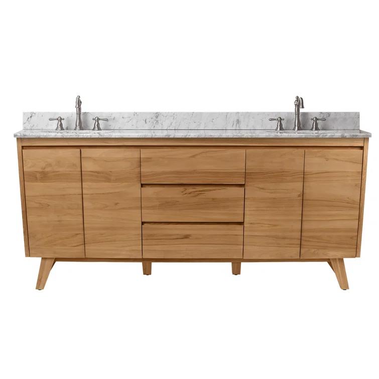 Avanity Coventry 73'' Double Bathroom Vanity with Marble Top