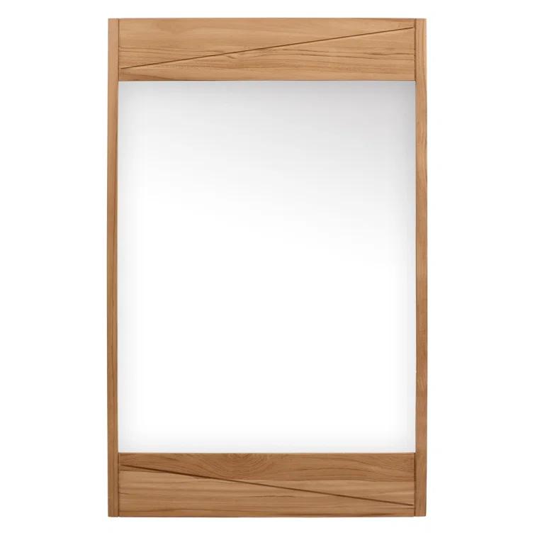 Union Rustic Landers Wood Flat Wall Mirror