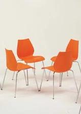 Maui Stackable Plastic Seat Waiting Room Chair