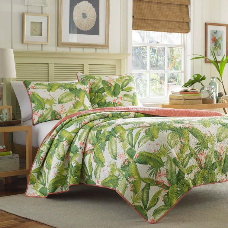 Tommy Bahama Home Tommy Bahama Aregada Dock Cotton Reversible Quilt Set