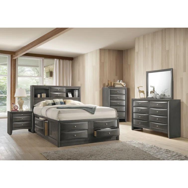 Wildon Home® Elyne Bookcase Storage Bed