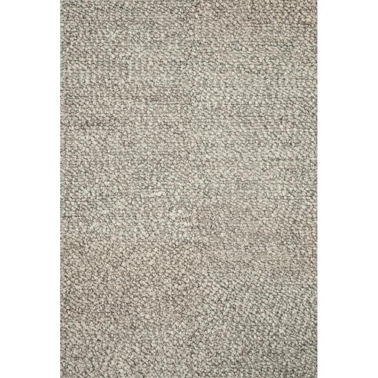 Handmade Stone Solid Wool Rectangular Rug 24" x 36"