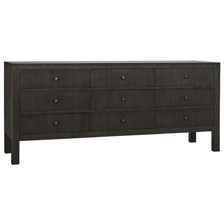 Bellinger 9-Drawer Dresser - Dark Brown