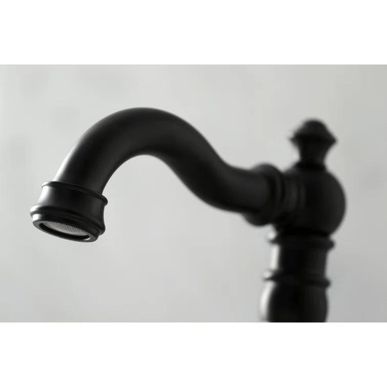 Kingston Brass FSC1970AL Kingston Brass English Classic Two-Handle 3-Hole Deck Mount Widespread Bathroom Faucet with Pop-Up Drain