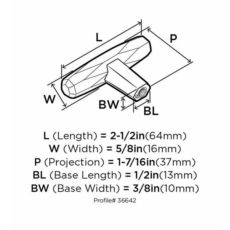 St. Vincent 1 7/16" Length Bar Knob