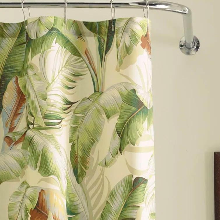 Tommy Bahama Home Palmiers Cotton Floral Shower Curtain