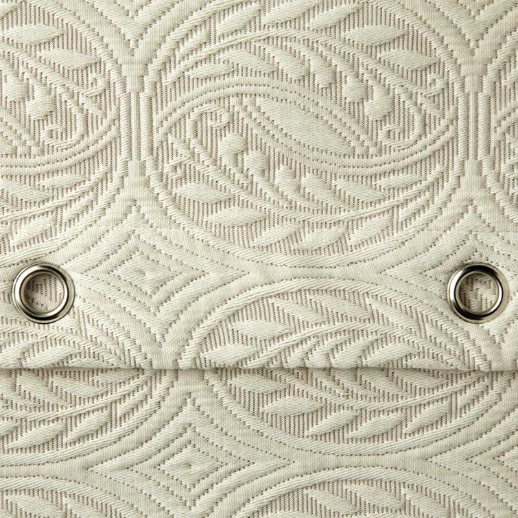 Vienna Linen Matelasse Patterned Shower Curtain