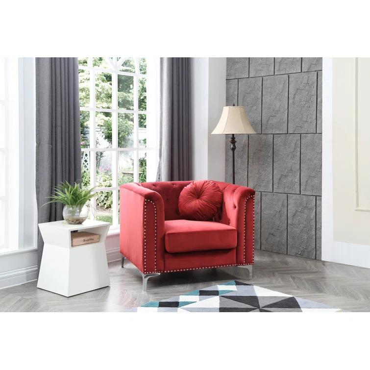 Soho Velvet Chesterfield Chair