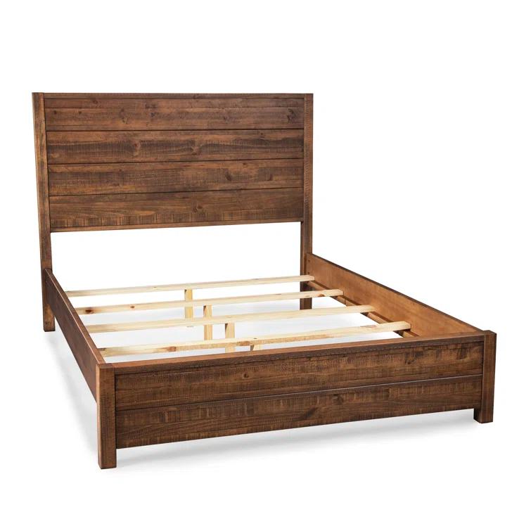 Montauk Solid Wood Panel Bed