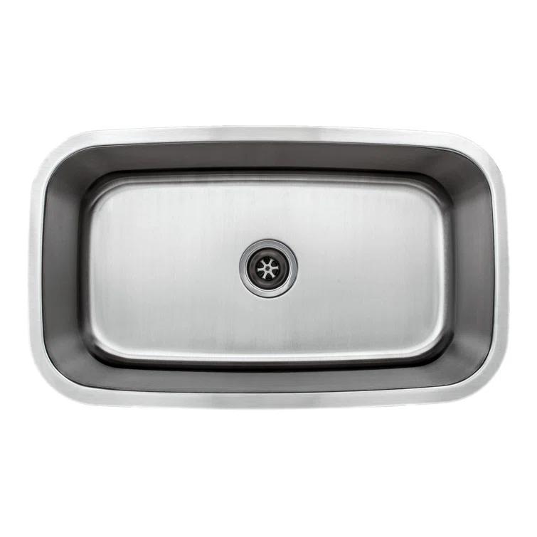 Craftsmen Series 31.5'' L Undermount Single Bowl Stainless Steel Kitchen Sink