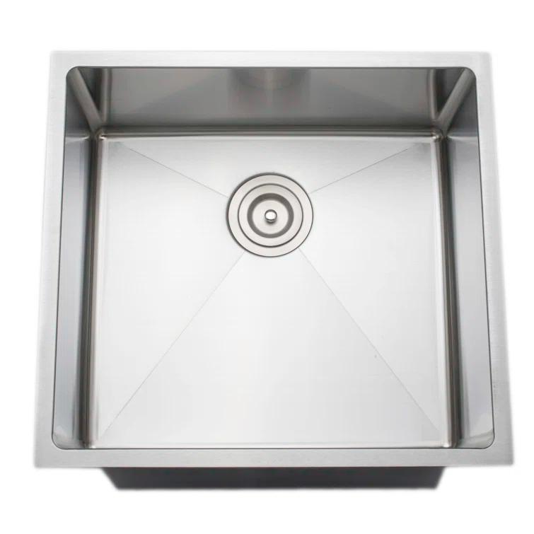 Wells Sinkware Chef's Series 20.5'' L Undermount Stainless Steel Kitchen Sink CSU2119-9