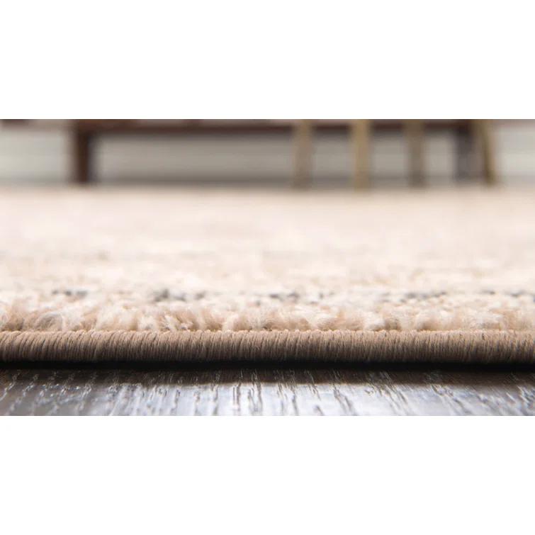 Kalf Abstract Beige Area Rug