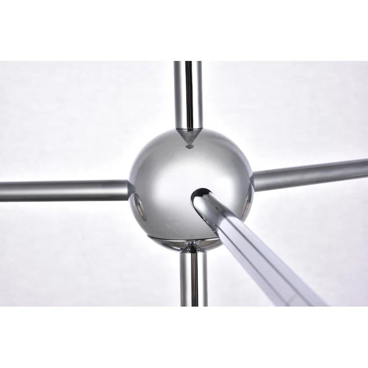 Yearby 6 - Light Dimmable Tiered Chandelier