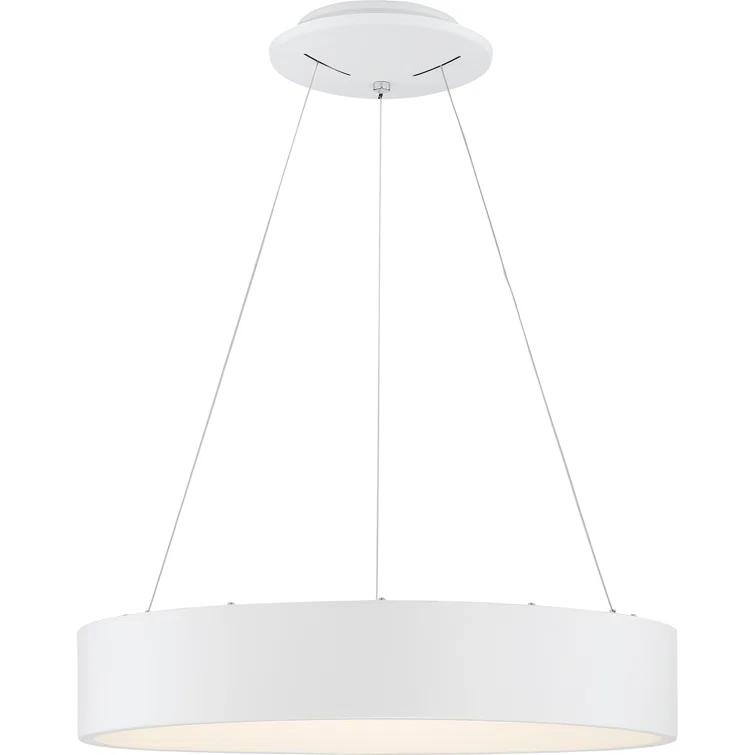 Fynn Single Light Steel Dimmable LED Pendant