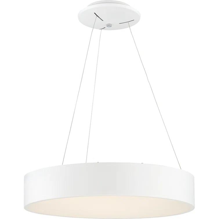 Fynn Single Light Steel Dimmable LED Pendant