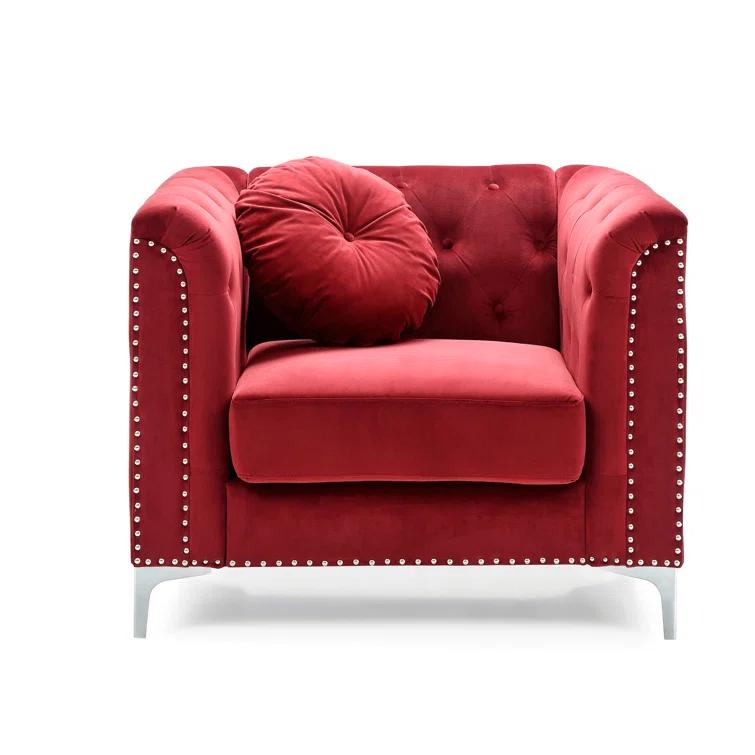Soho Velvet Chesterfield Chair