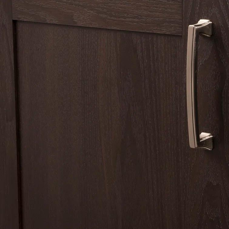 Hickory Hardware Bridges Collection Handle Pull - 5-1/16" Center to Center Cabinet Pull Satin Nickel - Transitional, Deco Hardware for Drawers & Cabinets