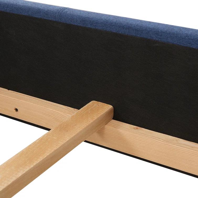 Coleman Upholstered Wingback Bed