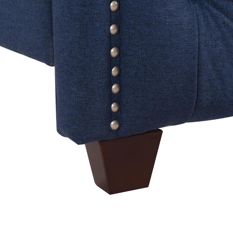 Coleman Upholstered Wingback Bed
