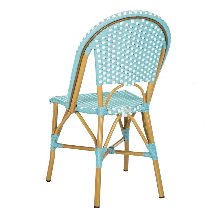 Casidy Polyethylene (PE) Wicker Wicker Outdoor Dining Side Chair