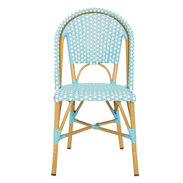 Casidy Polyethylene (PE) Wicker Wicker Outdoor Dining Side Chair